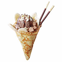 Banana Chocolate Truffle Crepe