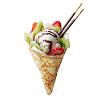 Fruit Island Crepe