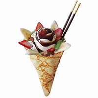 Matcha Chocolate Truffle Crepe