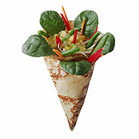 Vegetarian Delight Crepe